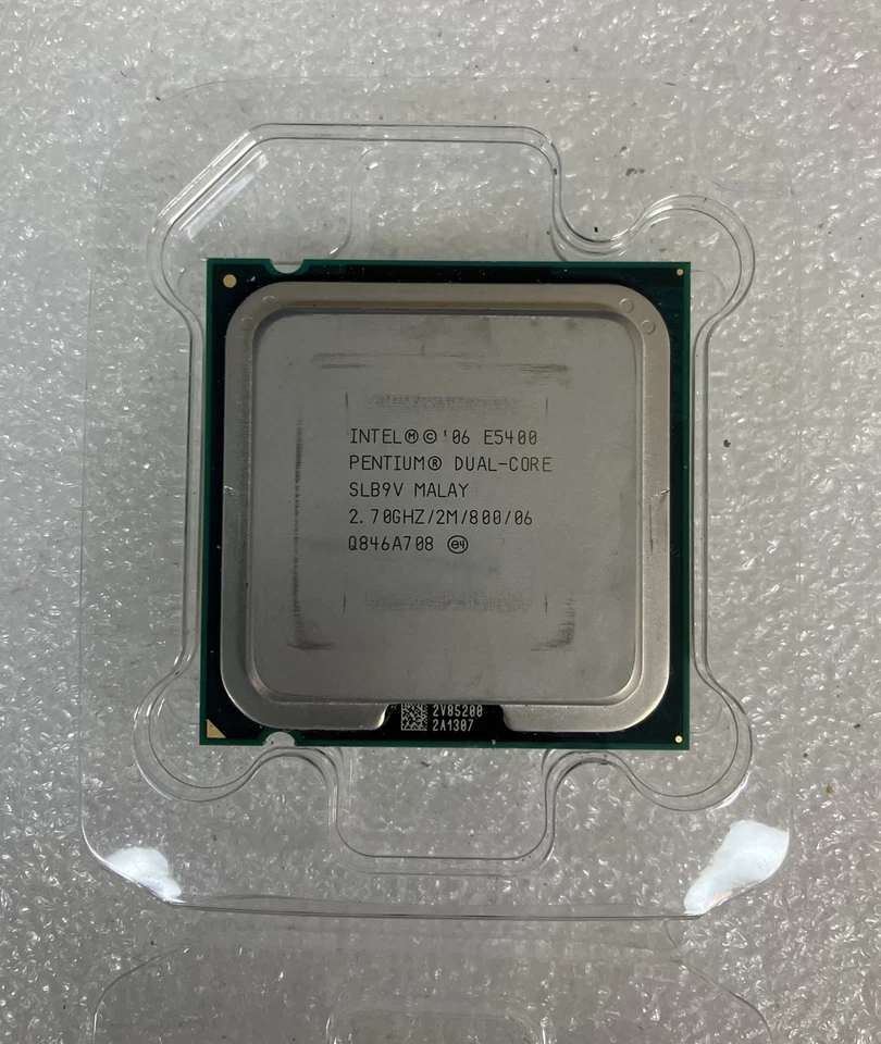 ~ Intel Pentium E5400 Dual-Core CPU Processor LGA775 2.7GHz SLB9V W/ Fan E33681 - Image 4 of 4