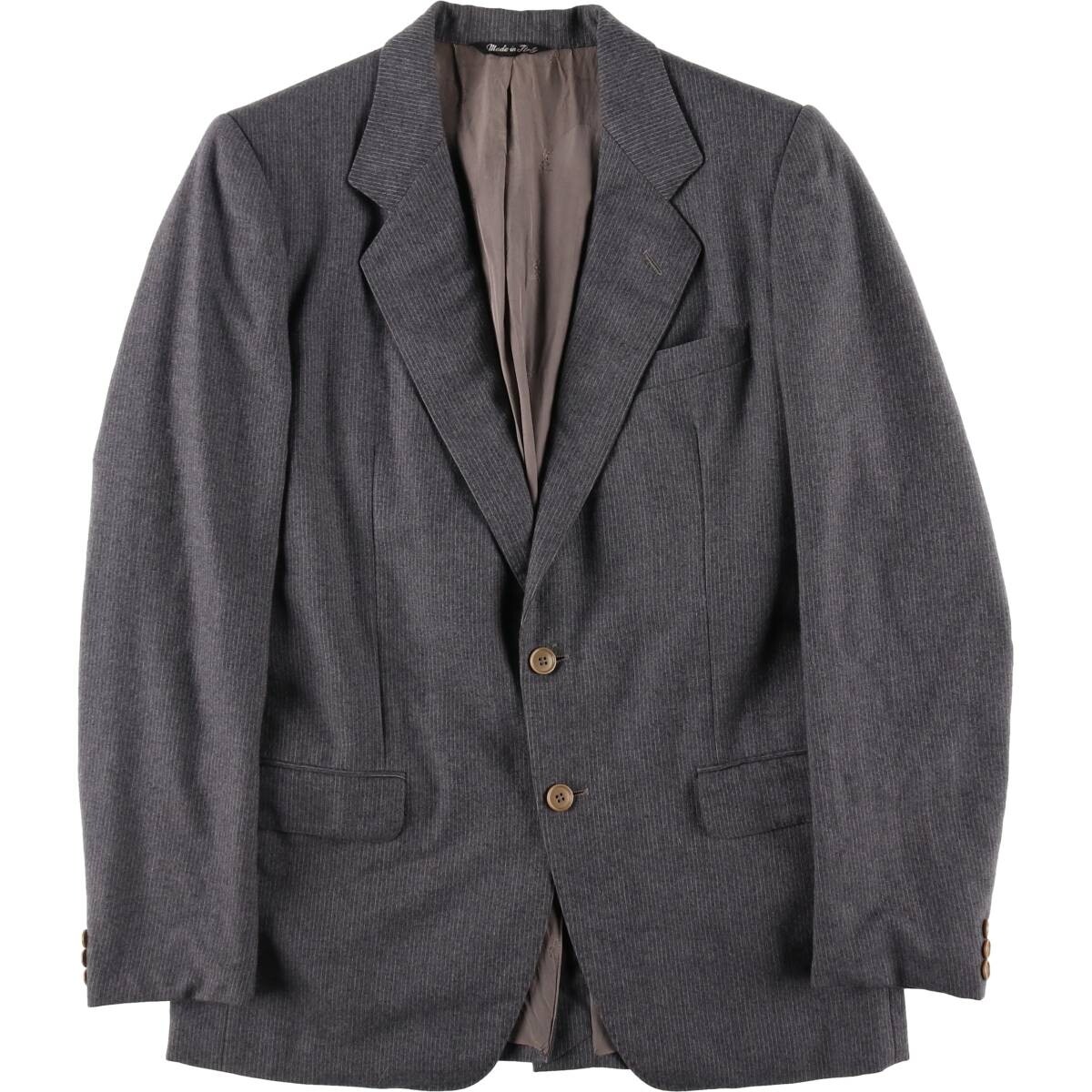 Yves Saint Laurent giacca sartoriale in lana modello a righe uomo taglia S evb008107