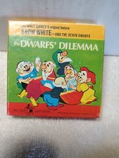 Walt Disney Snow White and the seven Dwarf's Dilemma 8mm film in box