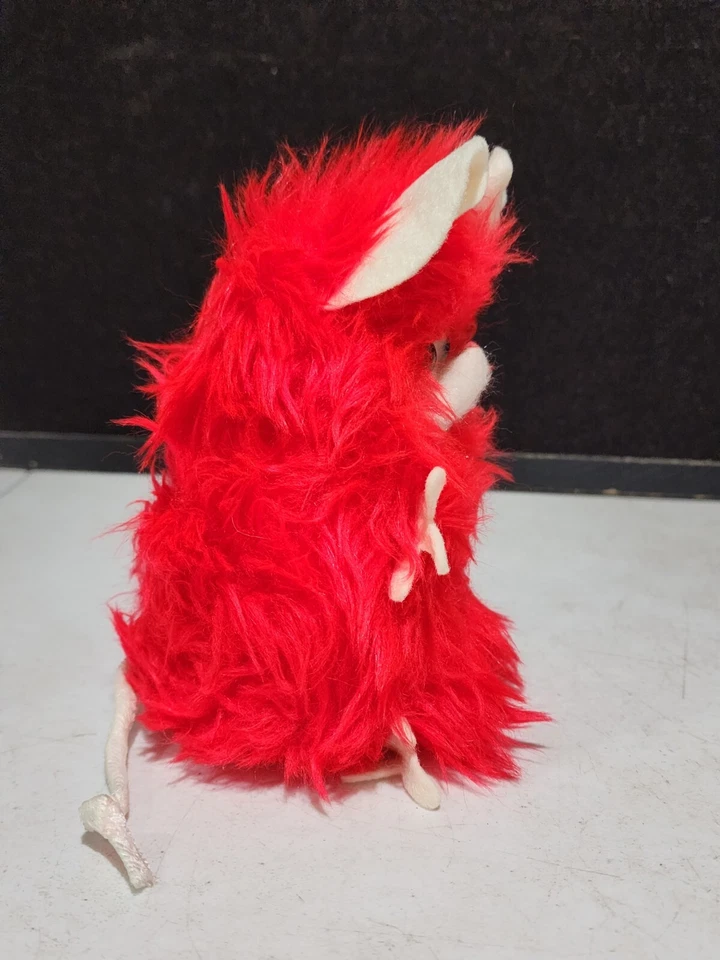 1974 Dakin Plush BIG RED FURRY MOUSE Pillow Pets 6" - Image 4 of 4