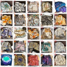 2025 100 Mulberry Silk 26 Square Scarf Women Neckerchief Wrap silk square scarf