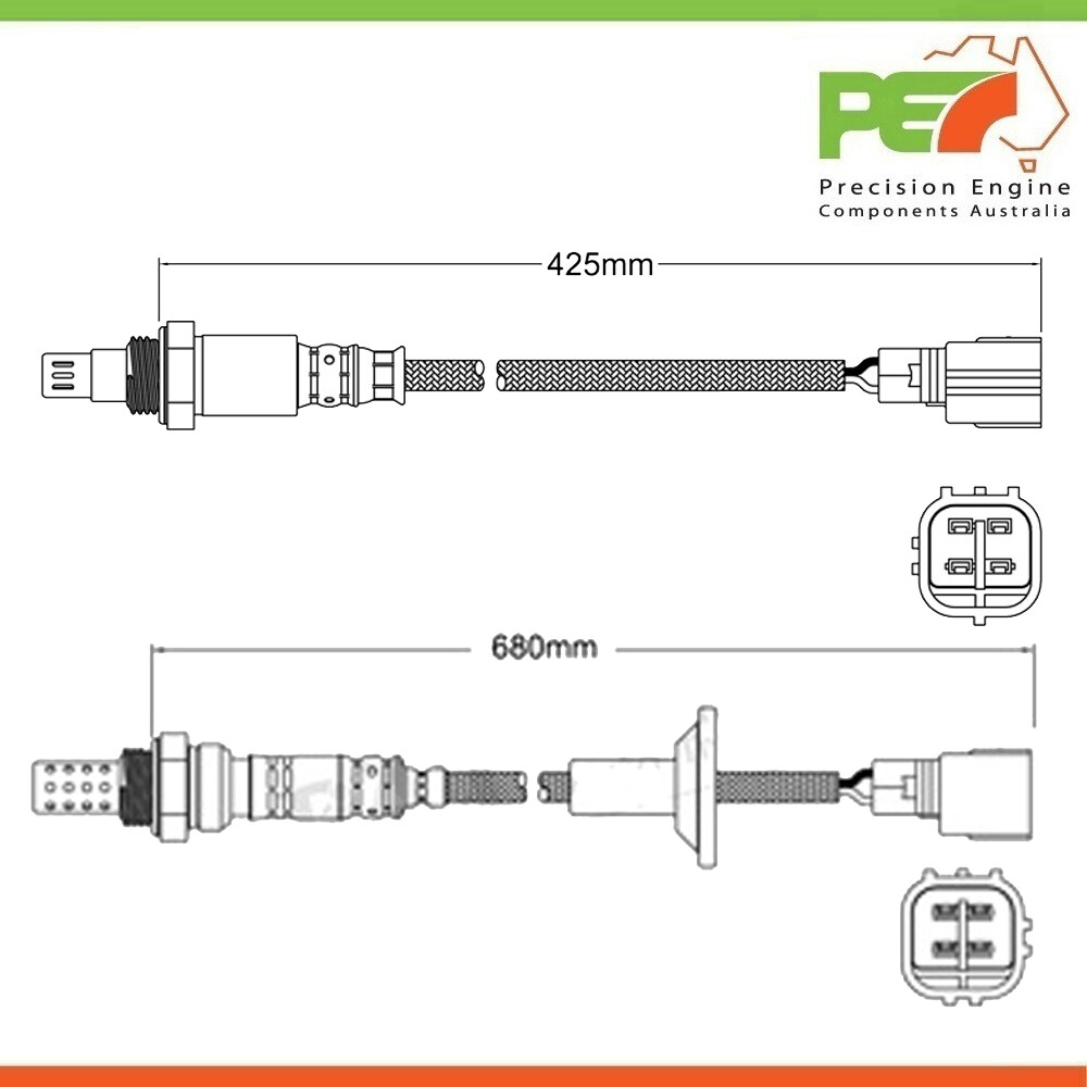 2x New * OEM * Pre-Cat & Post-Cat Oxygen Sensors For Lexus GS250 GRL11 ...