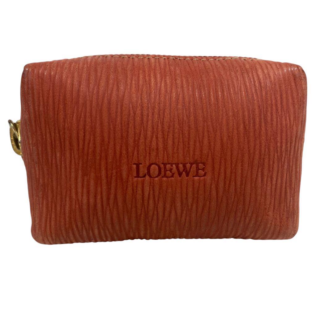 LOEWE Velazquez coin case mini pouch vintage red ladies from LOEWE Velazquez coin case mini pouch vintage red ladies from