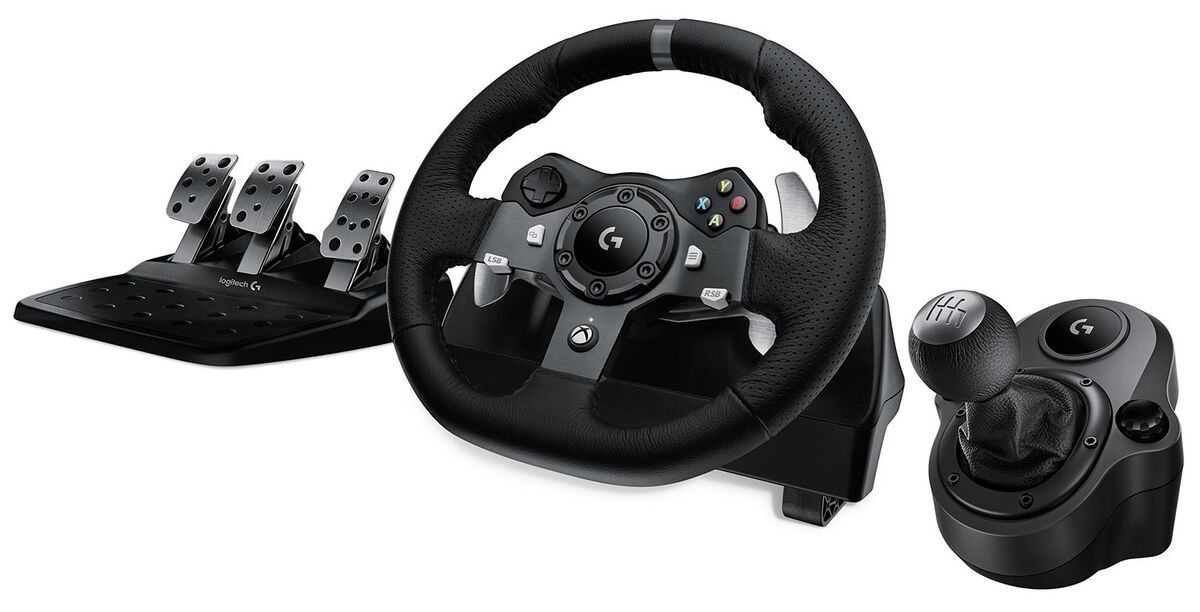 Logitech G920 Driving Force Racing Wheel + Logitech G Logitech G920 Driving Force Racing Wheel + Logitech G