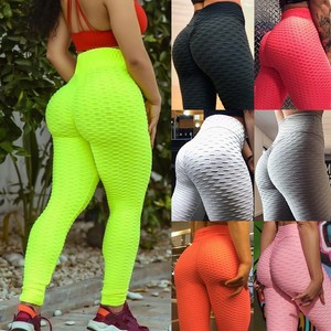 Mujeres Yoga Anti-celulitis Butt Lift Leggings Pantalones deportivos  Gimnasio Fitness Pantalones | eBay