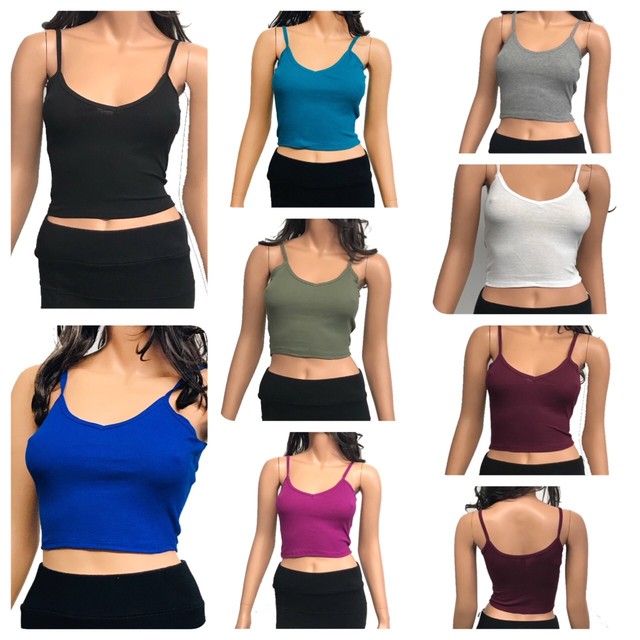 spaghetti strap yoga top