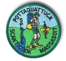 1991 Boy Scouts Patch Pottaquattuck Scanticook Massasoit Spring Hiker BSA