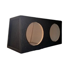 Dual 8" Sealed Speaker Box Enclosure -Black 20  Length