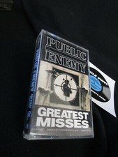 Public Enemy Greatest Misses Cassette Tape