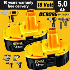 2 Pack 18V Battery For Dewalt 18 VOLT Drill DC9096 DC9098 DC9099 NEW Replacement