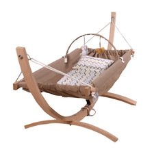 Baby and Kids Hammock Wooden Cradle-Comfortable for Newborns Wooden Handmade
