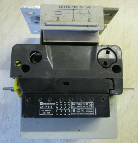 TELEMECANIQUE LC1 FG 43 LC1FG43 WITH LA1 F 311 LA1F311 & LX1 FG 110 LX1FG110. - Picture 2 of 9