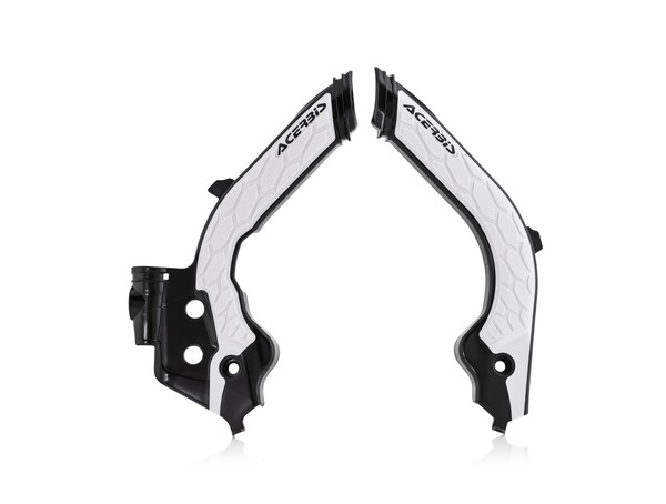 Acerbis Rahmen-Schutz X-Grip FüR Husqvarna Tc 125 2019-2022 Schwarz Weiß-image