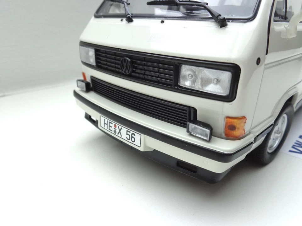 Volkswagen VW T3 B Bus Multivan Whitestar Modellino 1:18 Norev 188541 Nuovo - Immagine 4 di 4