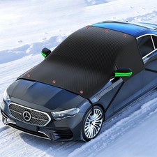 Large Car Windshield Cover for Ice and Snow - Automotive Windshield Snow Covers