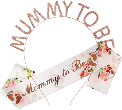 Mummy to Be Schärpe, Mutter Roségold Tiara Krone, Baby Shower Party Schärpe, Sch