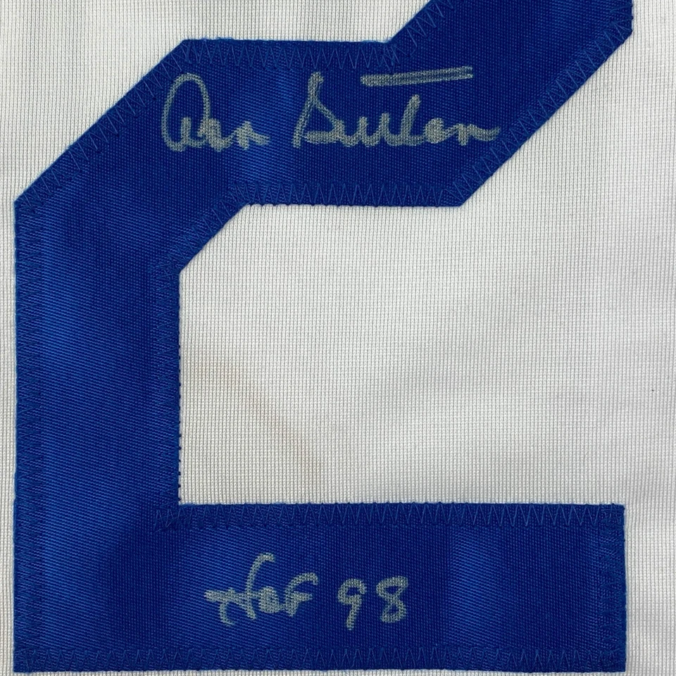 Autographed/Signed DON SUTTON HOF 98 Los Angeles White Baseball Jersey JSA COA - Image 3 of 4