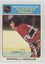 1975-76 Topps 1974-75 Stanley Cup Quarter Finals Serge Savard #5 HOF 12oh