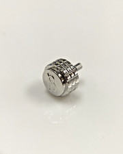 Genuine Breitling Super Avenger A13370 Stainless Steel Crown/Tube Part 150.490