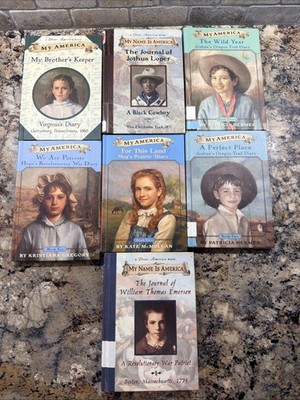 Lot of 7 Dear America, My Name is America Hardcover History Kid's Chapter Books