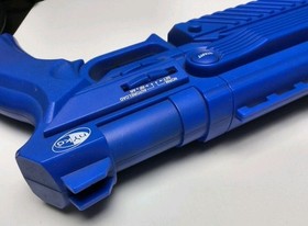 NYKO Cobra Light Gun Blue UN-80039 PS1 PS2 Sega Saturn Powers On Untested As Is 