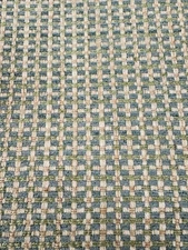 GP & J Baker Semi Plain Uphol Fabric- Burford Weave Aqua Green 2.85 yd BF11035.4