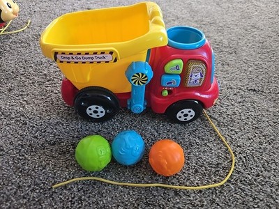 VTech Drop Go Dump Truck Toy ABC Colors Counting Free Ship Add l