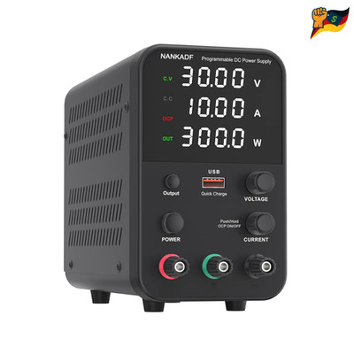 Labornetzteil 0 30V 0 10A 4 Stellige LED Anze