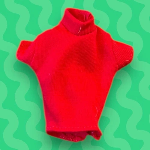 Barbie Doll Clothes RED Shirt Tank Top Blouse LOL OMG Clone Bratz VINTAGE Tee