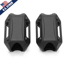 Engine Crash bar Protection Bumper Decorative Guard Block For Universal Black