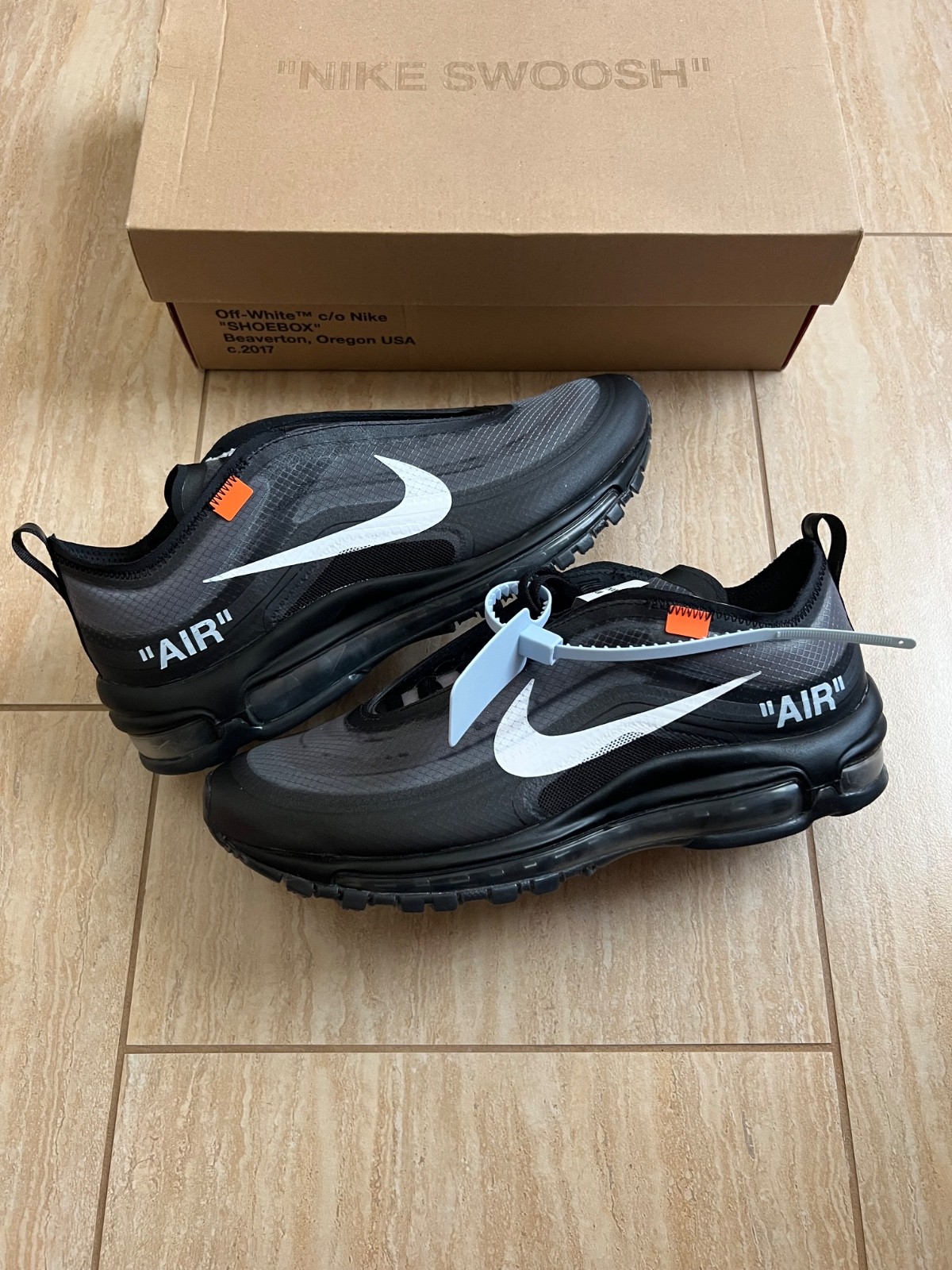 OFF WHITE X NIKE Taglia 8 Nike Off White x Air Max 97 Black (NUOVISSIME E AUTENTICHE AL 100%)