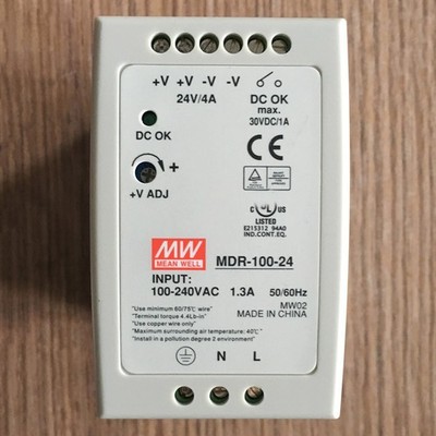 One New Switching Power Supply For MEAN WELL MDR-100-24 24V 4A Free Shipping