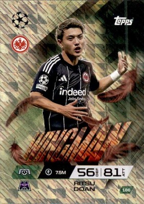 Match Attax EXTRA Champions League 186 - Ritsu Doan - Wingman 2025/26