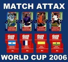Topps Match Attax World Cup 2006 Football Cards