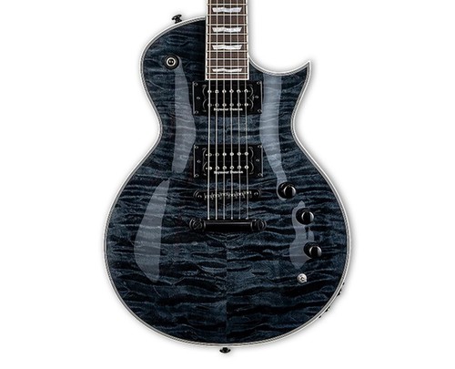 ESP LTD EC-1000 Electric Guitar w/Piezo - See Thru Black - B-Stock
