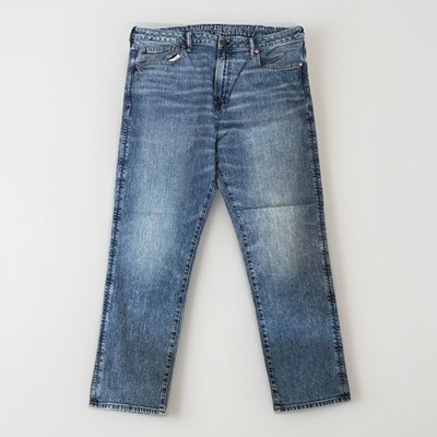 American Eagle Flex Athletic Straight Blue Medium Wash Denim Jeans Men 40 X 34