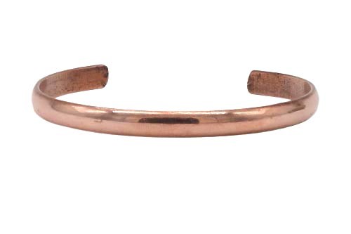 Schlichter Armreif aus Kupfer, schmal 102218