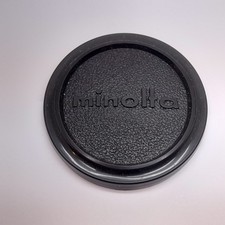GENUINE MINOLTA 57MM PUSH ON FRONT LENS CAP FOR LENSES THAT TAKES 55MM FILTERS