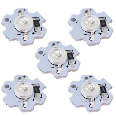 25Pcs 5V LED Chips 200LM 3W High Power LED Lamp Beads For DIY Lighting