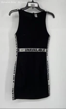 Divided By H&M Womens Black White Unavailable Sleeveless Bodycon Dress Size 6