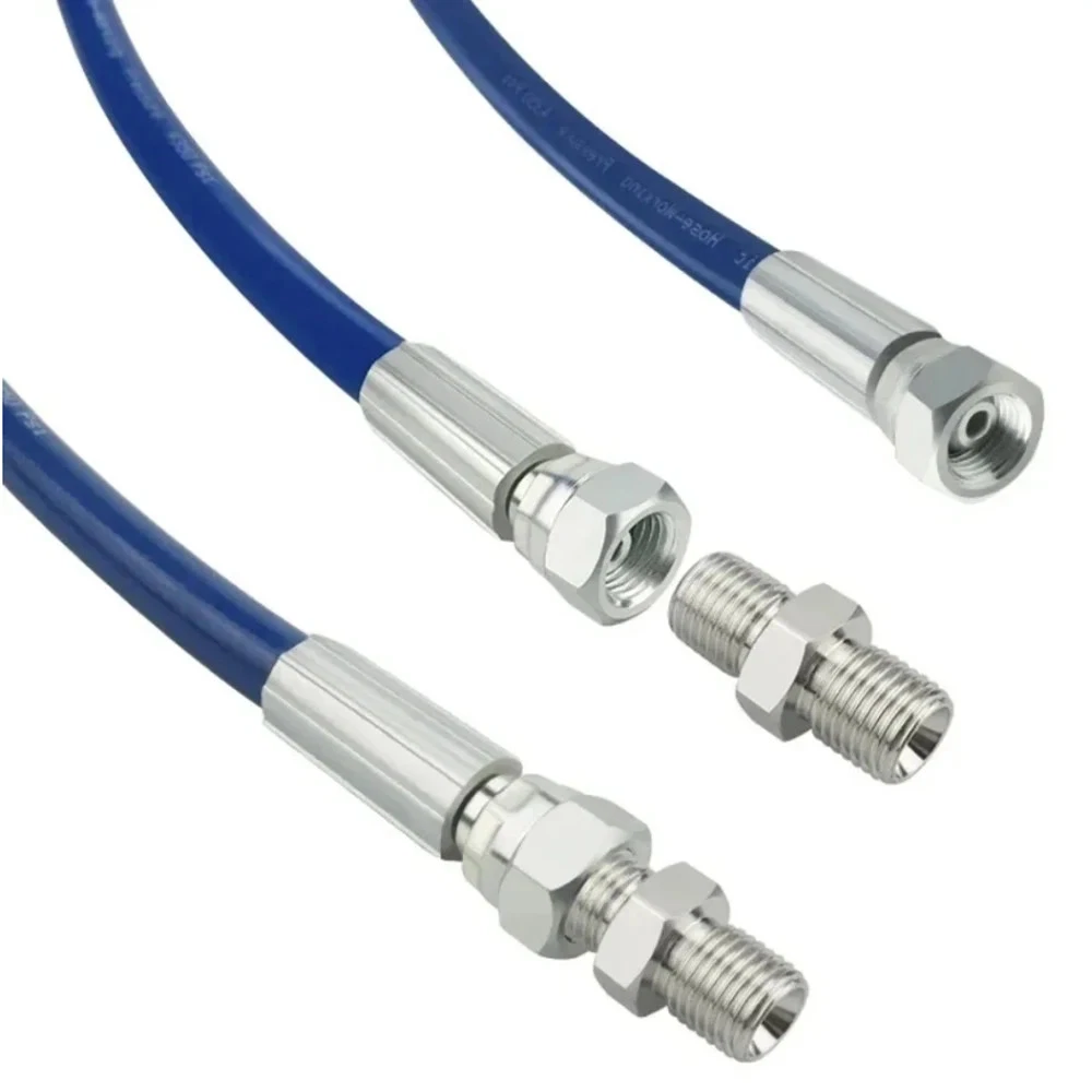 Manguera de pulverización de 50 cm 1/4 7250 PSI Airless pulverizador de pintura adaptador tubo conector