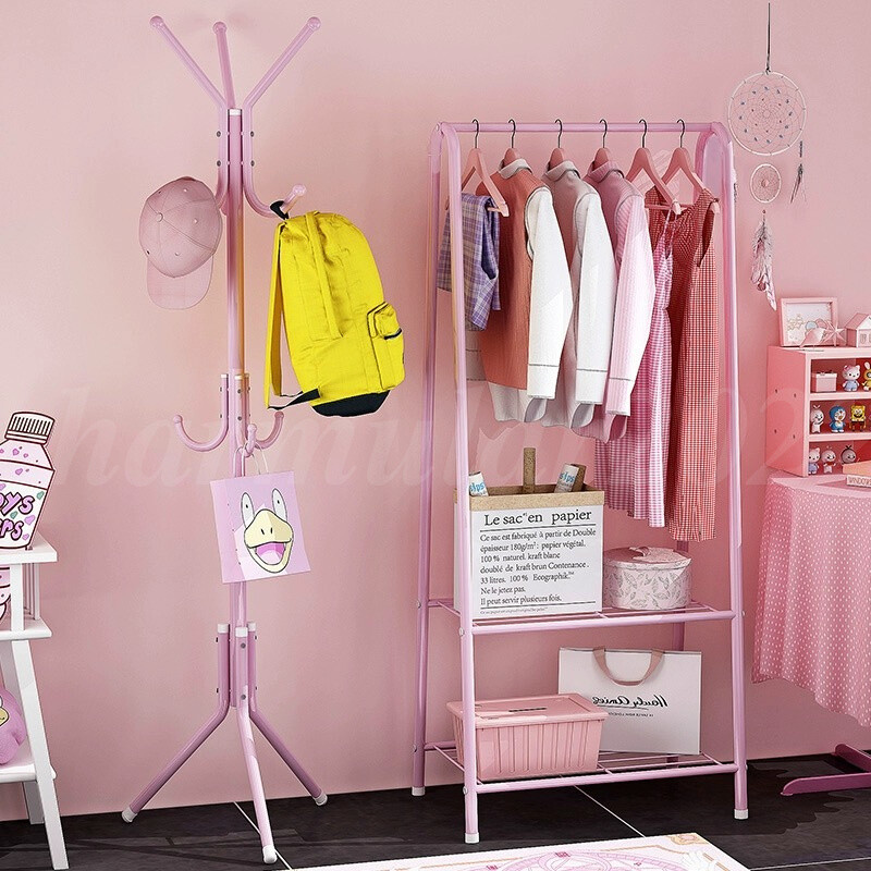 Clothes Rack Heavy Duty Garment Storage Stand Closet Organizer Clothing Hanger-image