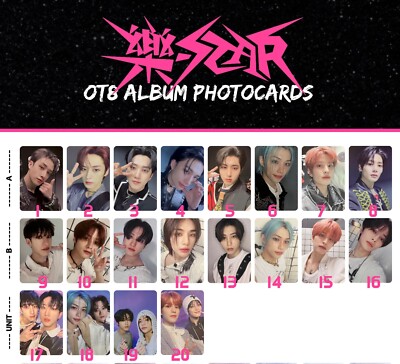 STRAYKIDS SKZ BANG CHAN-ROCK STAR Album Official PHOTOCARD PC