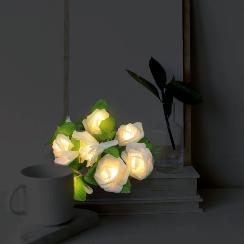 Rose String Licht Valentins S Tag Gefälschte Rose Geschenk LED Rose Licht - Bild 2 von 12