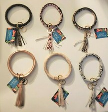 WRIST KEYCHAIN W/ TASSEL- AVAILABLE IN 6 DIFFERENT STYLES
