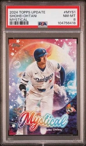 2024 Topps SHOHEI OHTANI Mystical #MYS1 PSA 8 Los Angeles Dodgers