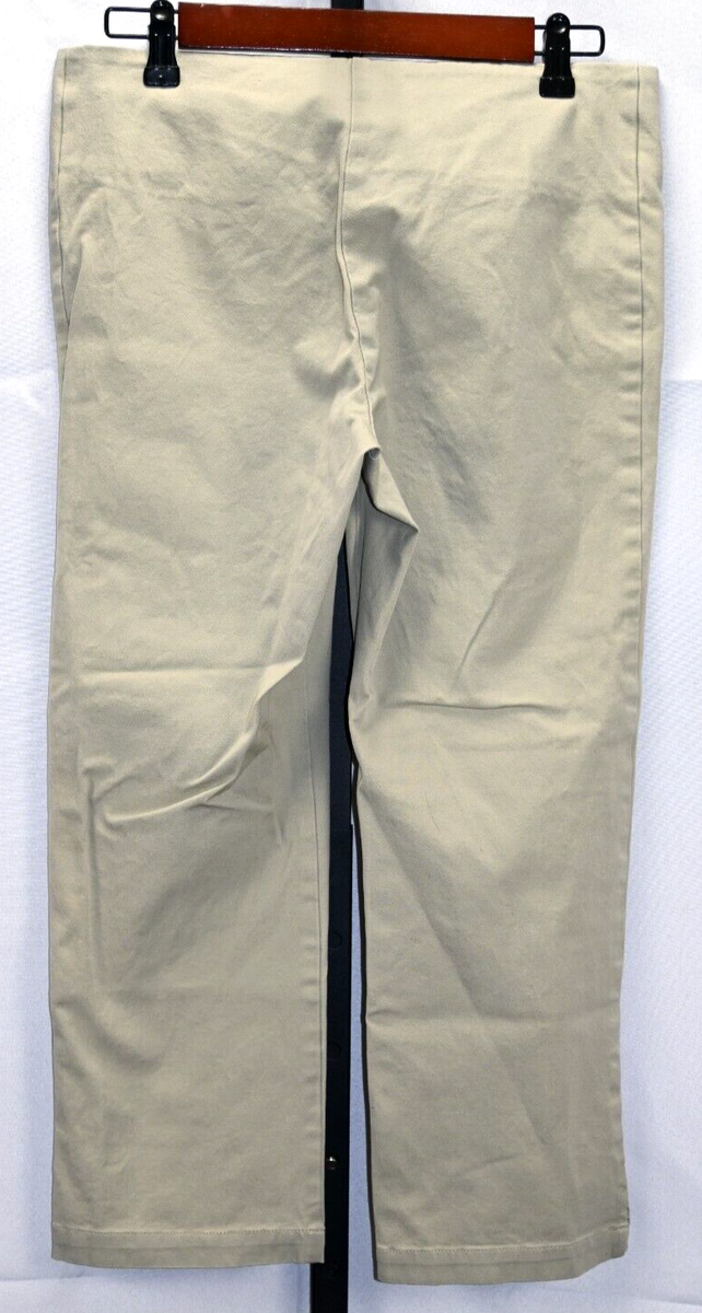 Babystyle Pull On Elastic Waist Tan Capri Pants Size Petite XS RN