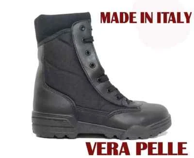 Stivali uomo Pelle anfibi Militari Vantech tipo Magnum escursionismo  vv - Immagine 1 di 4