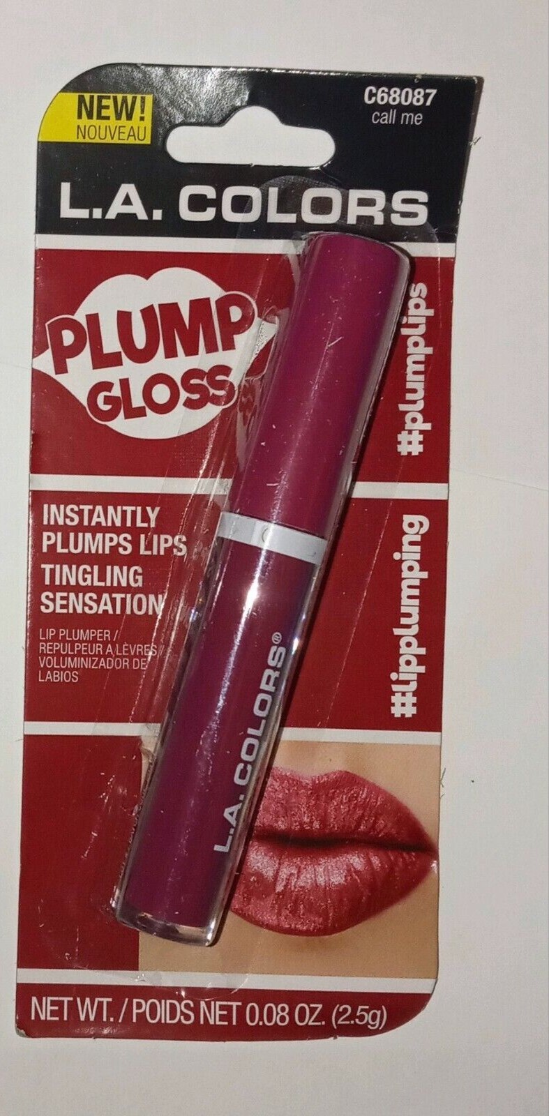 LA COLORS Plump Lip Instantly Plump Call Me ubicaciondepersonas.cdmx