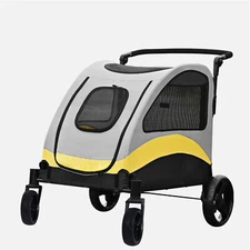 Pet Stroller for Disabled Dogs Premium Large Dog Stroller Pram Carriage Travel